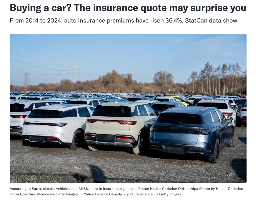 想买车?保险报价可能会让你大吃一惊