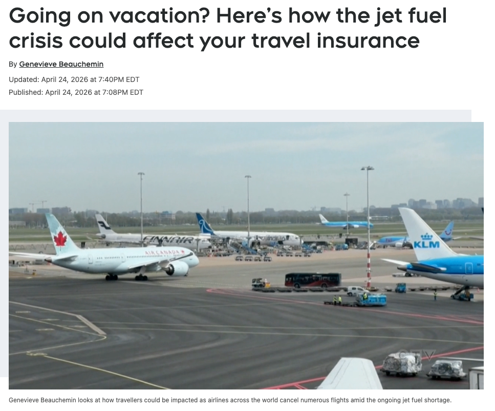要出门度假吗？航空燃油危机可能如何影响你的旅行保险