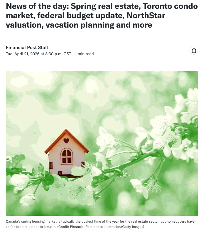 加拿大春季房地产市场：你需要知道的5个关键点
