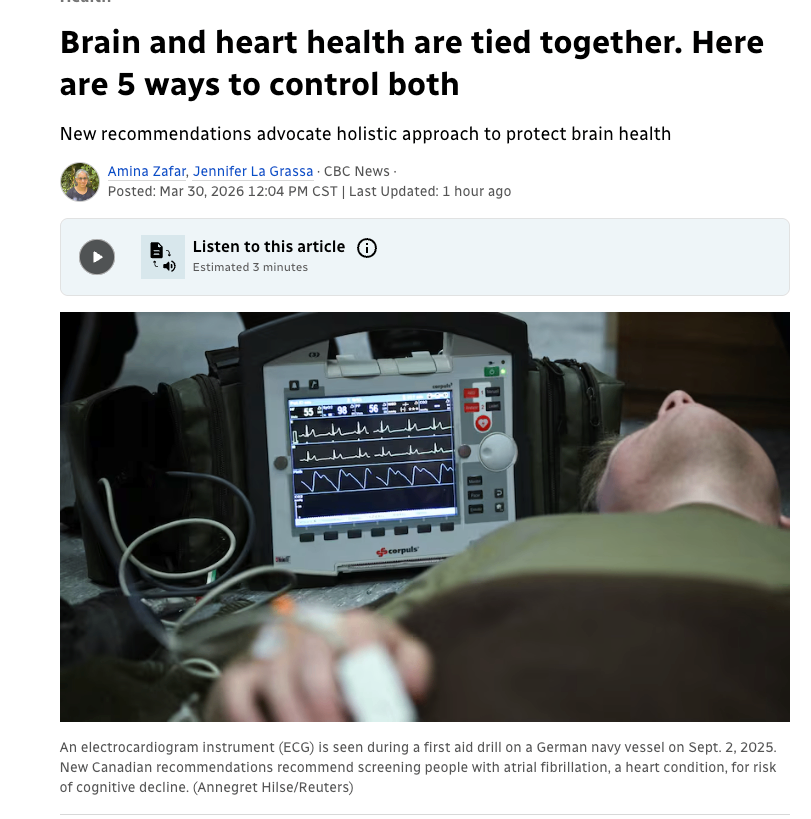 大脑和心脏健康息息相关。以下是同时保护两者的 5 种方法