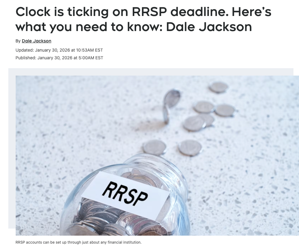 RRSP 截止日正在逼近:你需要知道的事