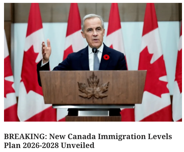 突发：2026–2028 年加拿大新移民配额计划揭晓