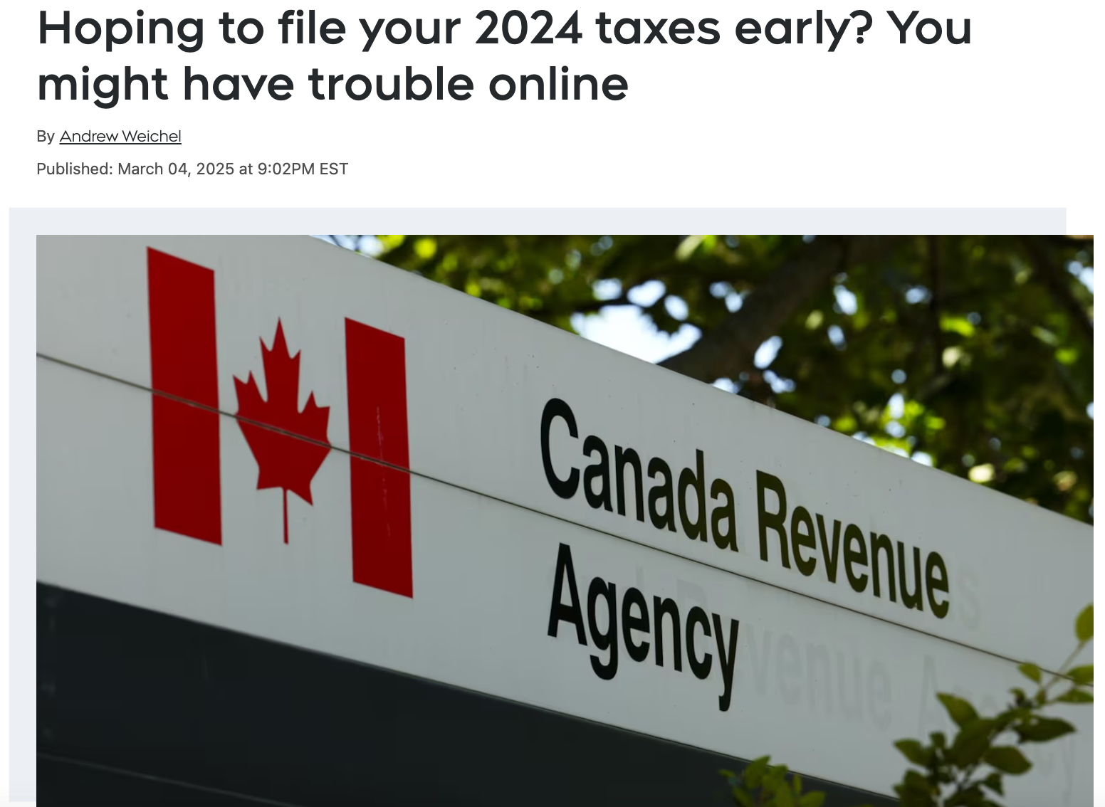 希望尽早提交您的2024年报税表？您可能会在线提交时遇到麻烦