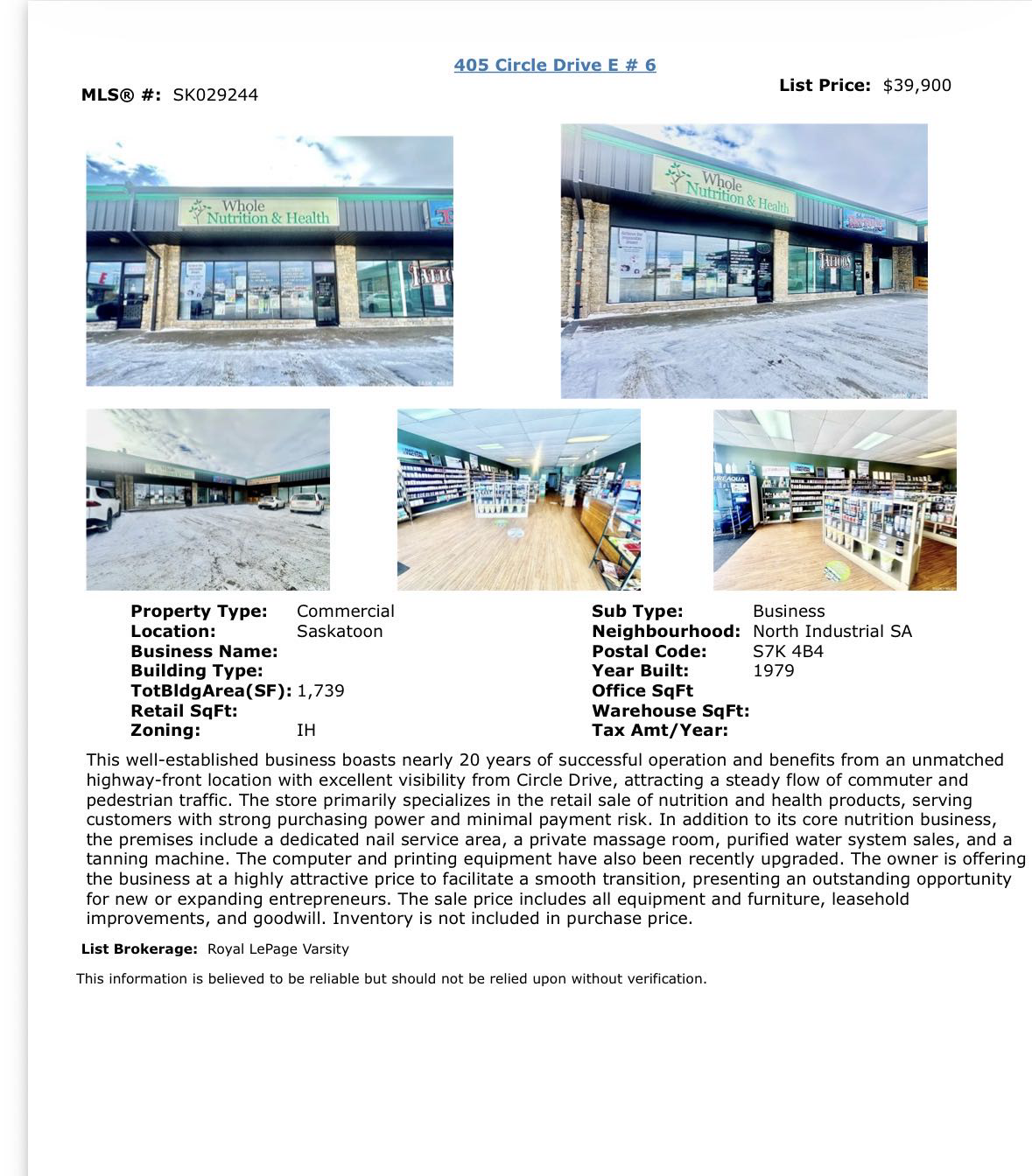 萨斯卡通市内保健品销售美甲SPA按摩生意出 - 2