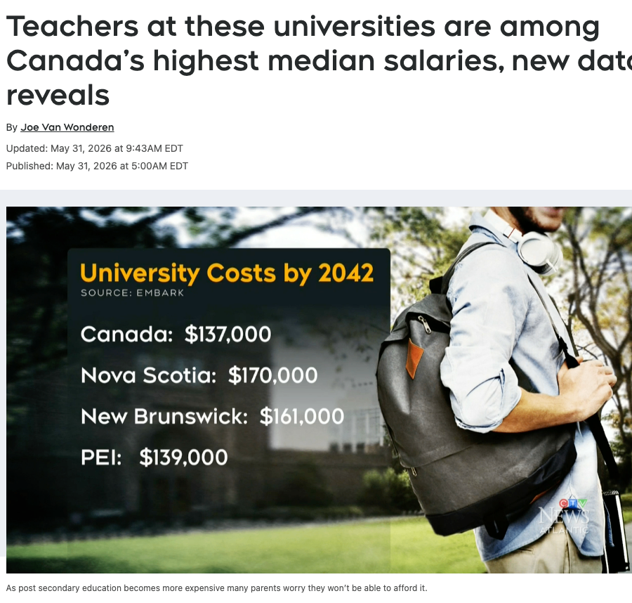新数据显示:这些大学教师薪资位居加拿大前列