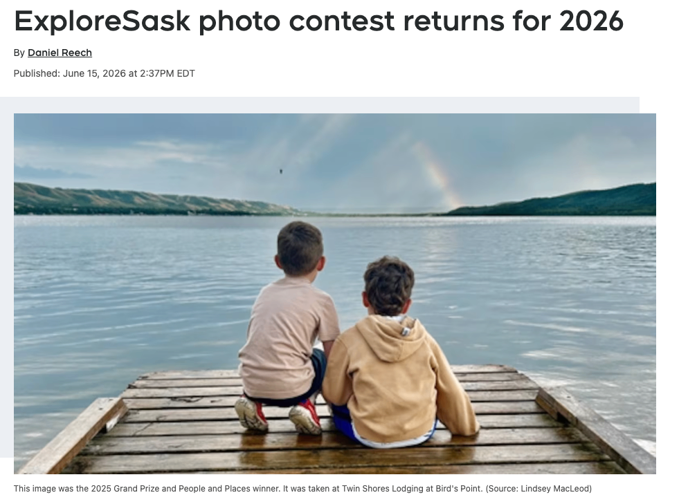 2026 年 ExploreSask 摄影比赛回归